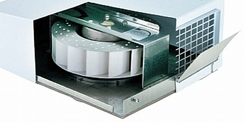 EXT 125  Kültéri centrifugális ventilátor visszacsapó szeleppel. 230 V 28 W max. 269 m3/h, 259 Pa