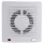 AXY STYLE 100 PRO Base axiál ventilátor pillangószeleppel, d=98, 95m3/h, 14W, 40Pa, LED, ErP