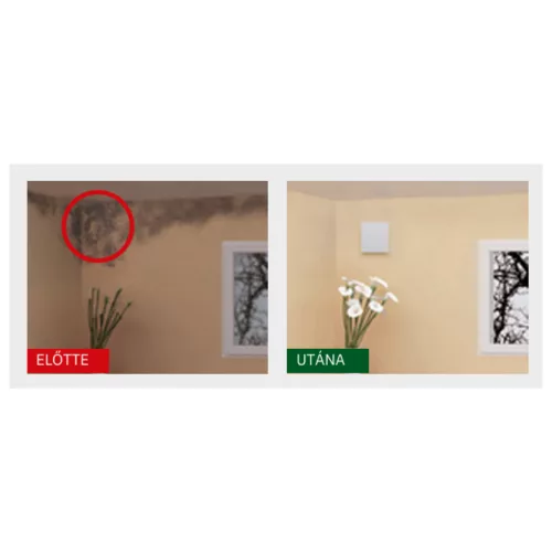 DYREC DUO 150 MHY SILENT Hővisszanyerő 35/50/70 m3/h 24 órás működés, időzítő, intelligens páratartalom szabályzás d=158 mm
