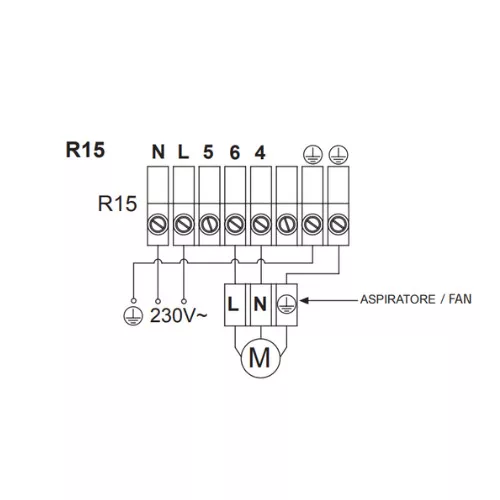 Dynair R15 – Elektronikus monofázisú fordulatszám-szabályozó (1,5 A)