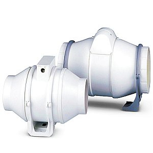 AXM 160 In-line légcsatorna csőventilátor std. d=160, 2V 340/480m3/h, 70W, IP44