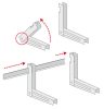 Klímatartó állítható  450x400x800,  110kg  TÜV  (B08794-051)