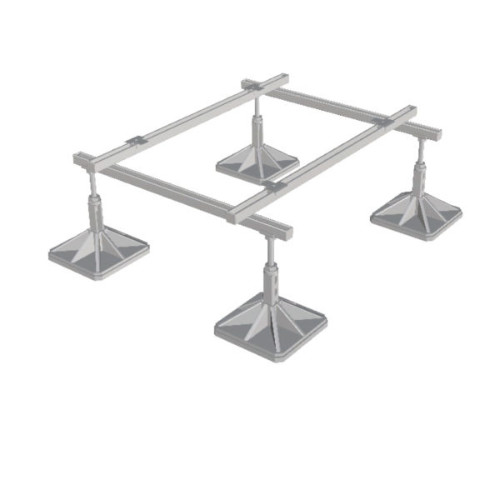 CUBE S41  MODUL 3000X1200 mm - 8 láb, rezgéscsillapítókkal, 300x300 mm