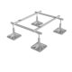 CUBE S41  MODUL 3000X1200 mm - 8 láb, rezgéscsillapítókkal, 300x300 mm
