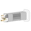 Fali végelzáró idom 70x55 (10db/karton)