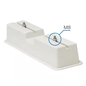 Klímatartó lapos tetőre 120x72 420 mm  (320 kg) 1 pár