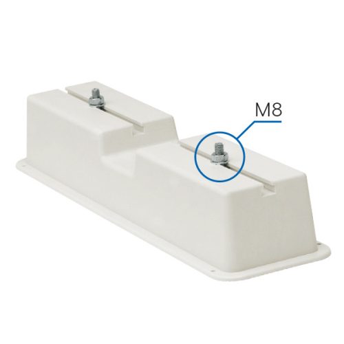 Klímatartó lapostetőre 120x72 420 mm,  (320 kg) 1db