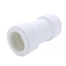 Merev csőhöz toldó idom pvc 20mm fehér színű