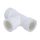 Merev csőhöz T- idom pvc 20mm fehér színű
