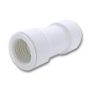 Merev-flexibilis csőcsatlakozó idom pvc 20/25mm, fehér színű