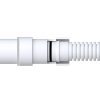 Merev-flexibilis csőcsatlakozó idom pvc 20/25mm, fehér színű