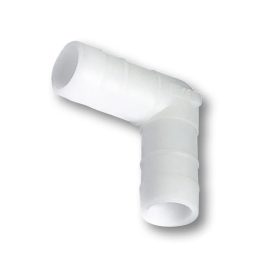 Könyök spirál csőhöz 20mm, fehér