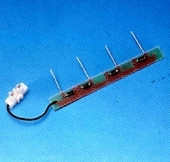 Diódalemez, 4db, falonk,+ 4mm