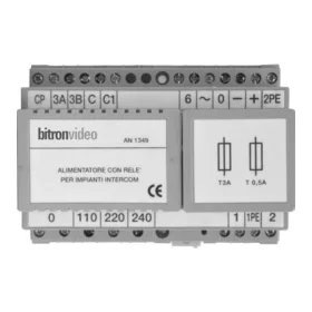 Intercom tápegység+relé, 12VAC/8,5VDC