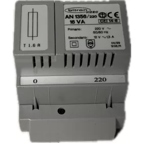 1+n tápegység, 230/12V AC, 16VA