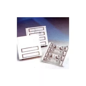 2 nyomógombos modul, fehér