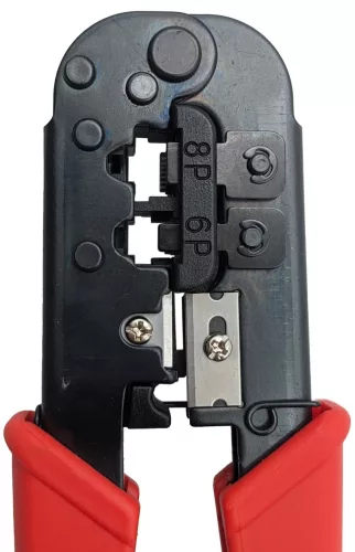 Professzionális fogó telefonhoz,fémprés 6-8 mod, (HT-568) - 8P8C/RJ-45, 6P6C/RJ-12, 6P4C/RJ-11