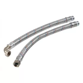   Flexibilis bekötőcső 60cm 1" külső/belső könyök 10bar, 25*33