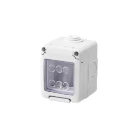   Falonkívüli 2 (1X2) modulos Csapfedeles Szerelvénydoboz IP55 GW27042