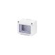 Falonkivüli 3 (1X3) modulos Vízmentes Szerelvénydoboz IP55 GW27043