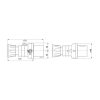 Ipari Lengő Dugvilla 3 P+N+T 16A IP44 GW60006