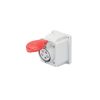 rögzített ipari csatl 3P+N+T 16A 380V IP44 (GW62409)