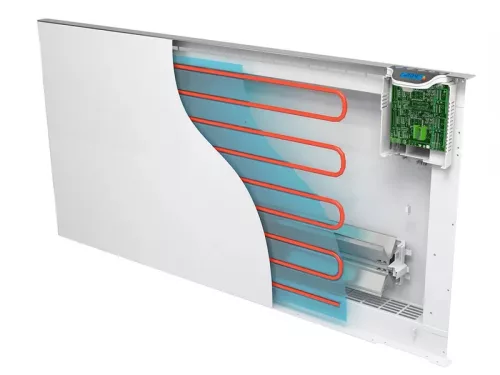 KLIMA beltéri fűtőpanel LCD kijelzővel, 230V,1000W, IP24, 3 üzemmód + heti programozás