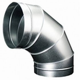 Könyök 90° szeletes horganyzott