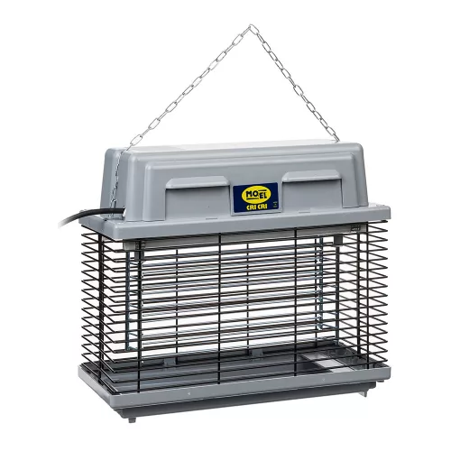 CRI-CRI Rovarcsapda 2x15W, 320m2, UV-A lámpa, szürke színű