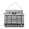 CRI-CRI Rovarcsapda 2x15W, 320m2, UV-A lámpa, szürke színű