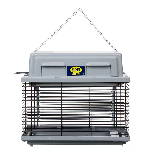 CRI-CRI Rovarcsapda 2x15W, 320m2, UV-A lámpa, szürke színű