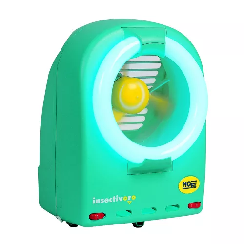 M363G Ventilátoros Rovarcsapda 32W körfénycsővel + UVC 9W  baktériumölő, 1000/1200 rpm, szürke