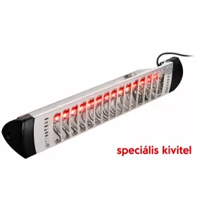   Sharklite Infra rubin hősugárzó 1800W FEKETE színű kapcsolóval és vezetékkel (igény szerint beszerezhető)