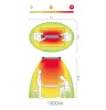 Petalo Infra Hősugárzó 1800W, rubin vonalizzóval, kapcsolóval és vezetékkel