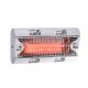HATHOR Infra hősugárzó 1x2000W 9A IP55 csökkentett fényerő (fehér ház)