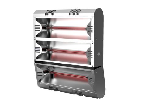 HATHOR Infra hősugárzó 3x2000W 3x9A IP55 (arany)