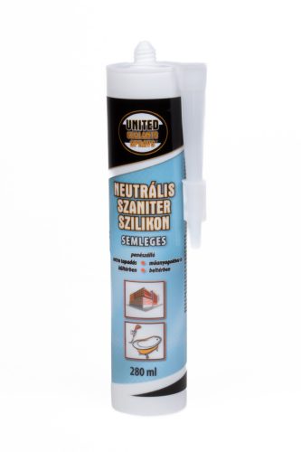 United Sealants Neutrális Szaniter Szilikon 280 ml Transzparens