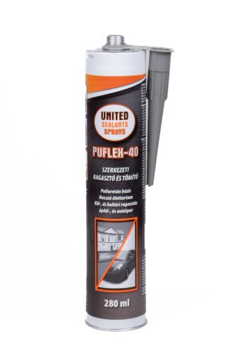 United Sealants PUFlex-40 Szerkezeti Ragasztó és Tömítő 280 ml Szürke