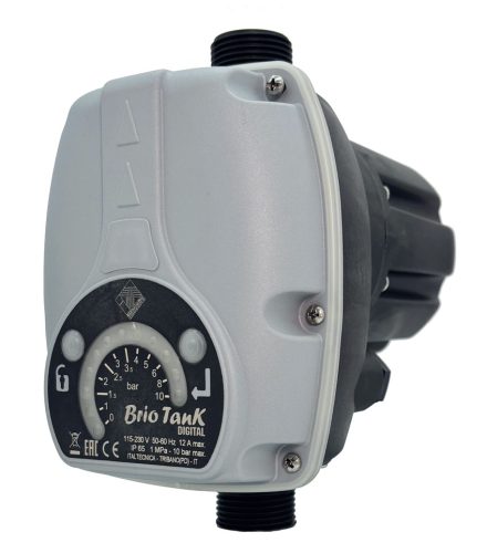 BRIO TANK DIGITAL Áramlásérzékelős Szivattyúvezérlő 1 m kábel 230V/12A IP65