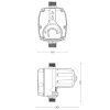 BRIO TANK DIGITAL Áramlásérzékelős Szivattyúvezérlő 1 m kábel 230V/12A IP65