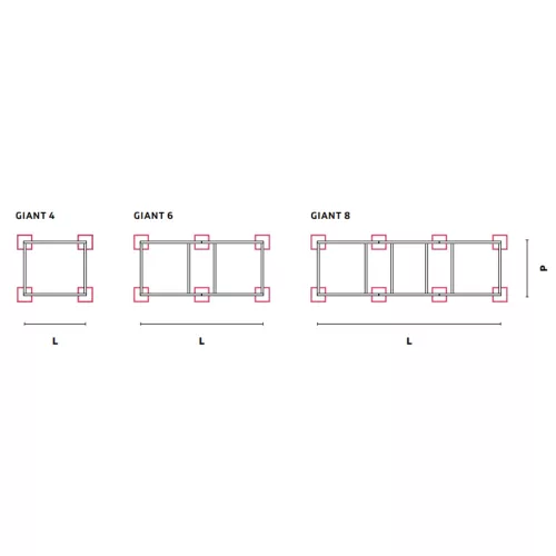  Hőszivattyú tartó 8  MODUL 1200X3000 mm