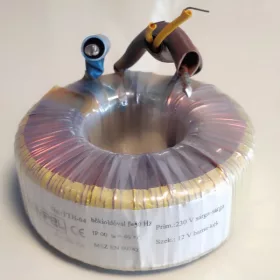 Toroid transzformátor 200VA, 230V/12V