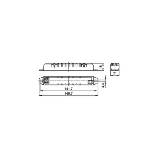 VS 188666-1752 előtét T8 220-240V 18W